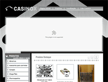 Tablet Screenshot of casinox.com.br